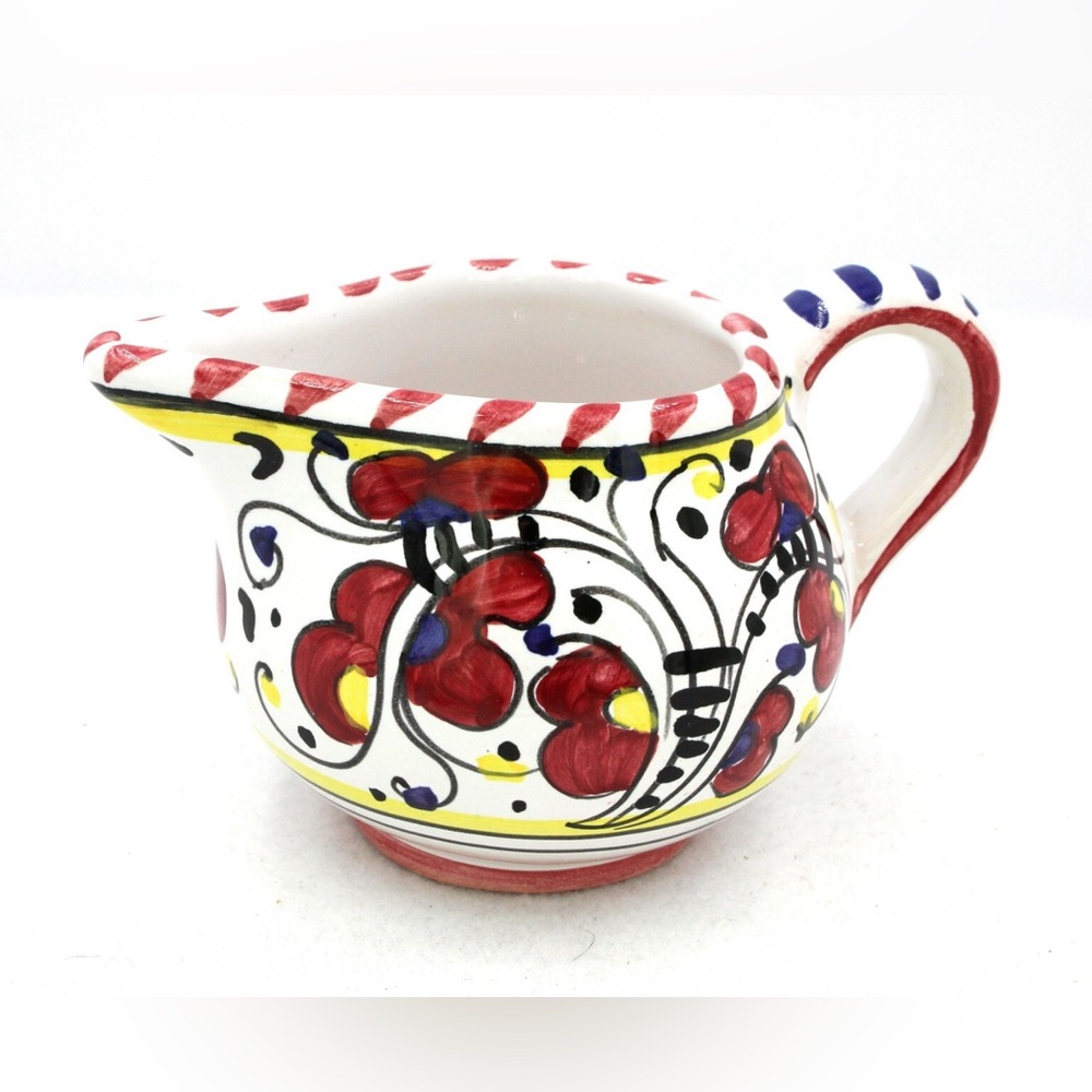 Galletto Rosso Creamer
By L'Antica Deruta Floral Ceramic made in Italy